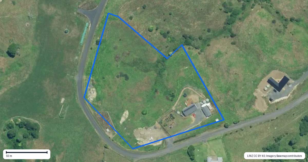 Property context map for 127 Chapman Road, Pukekawa