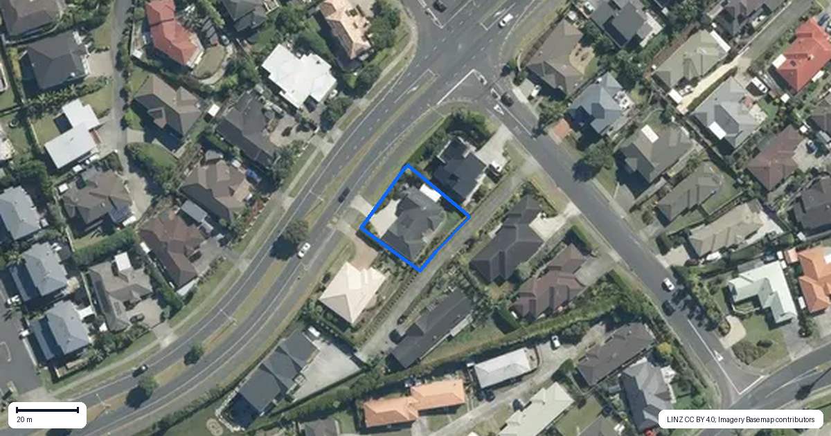 Property context map for 53 Grand Drive, Orewa