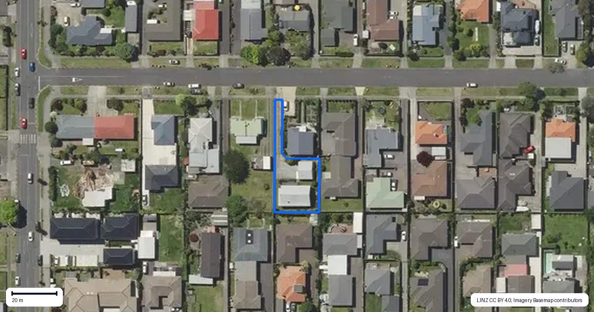 Property context map for 44A Robertson Street, Glenholme, Rotorua