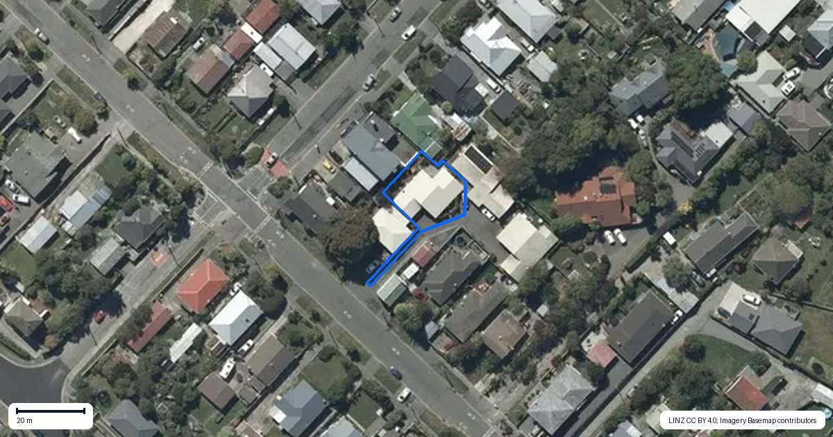 Property context map for 115A MacKenzie Avenue, Woolston, Christchurch