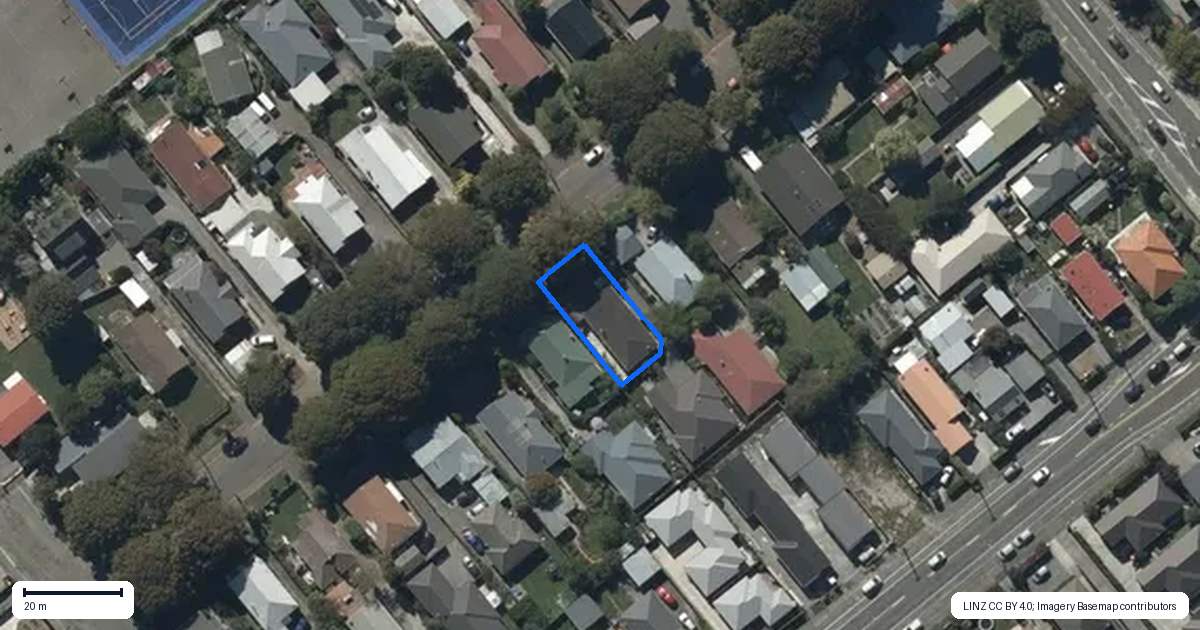 Property context map for 40 Dominion Avenue, Spreydon, Christchurch