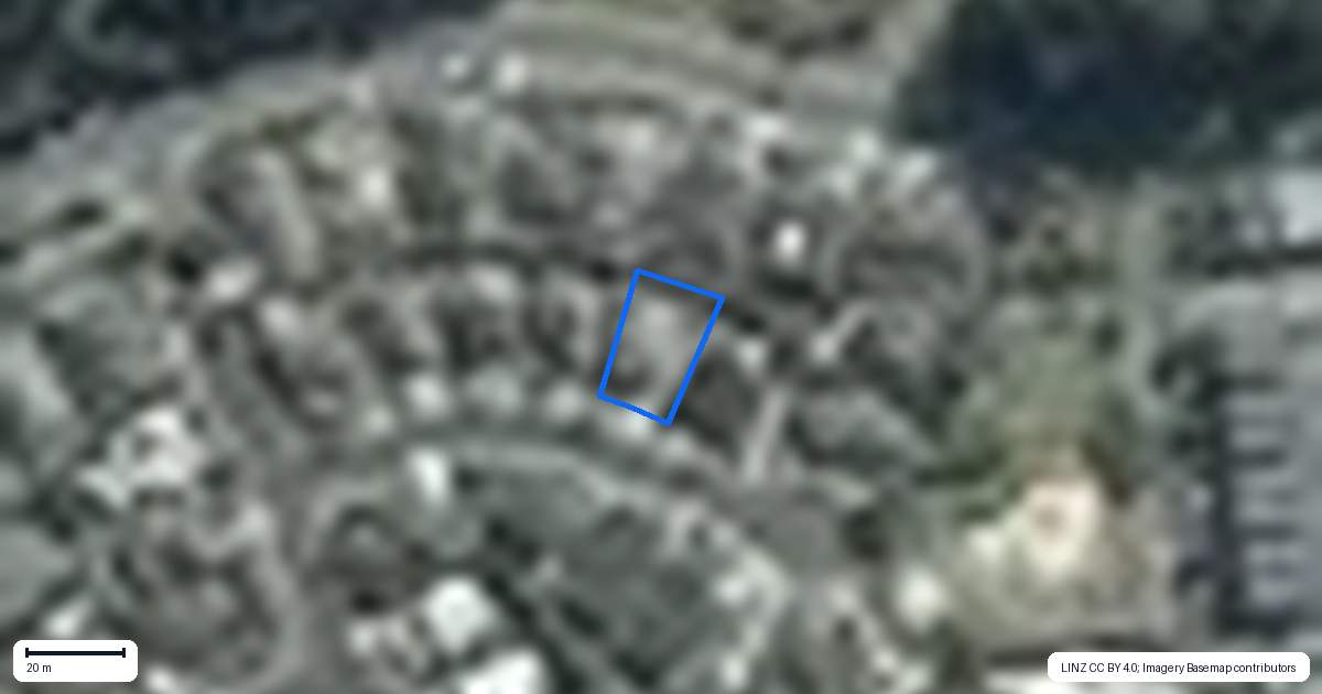 Property context map for 9 Whares Court, Silverdale