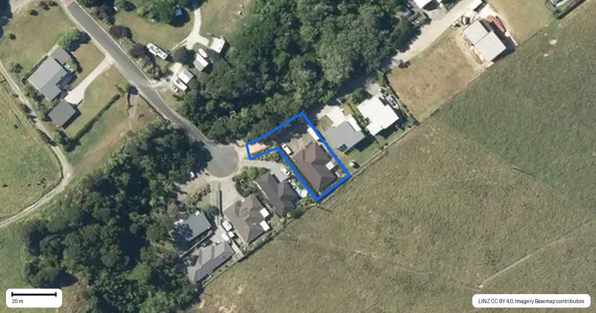 Property context map for 20 Albro Lane, Algies Bay