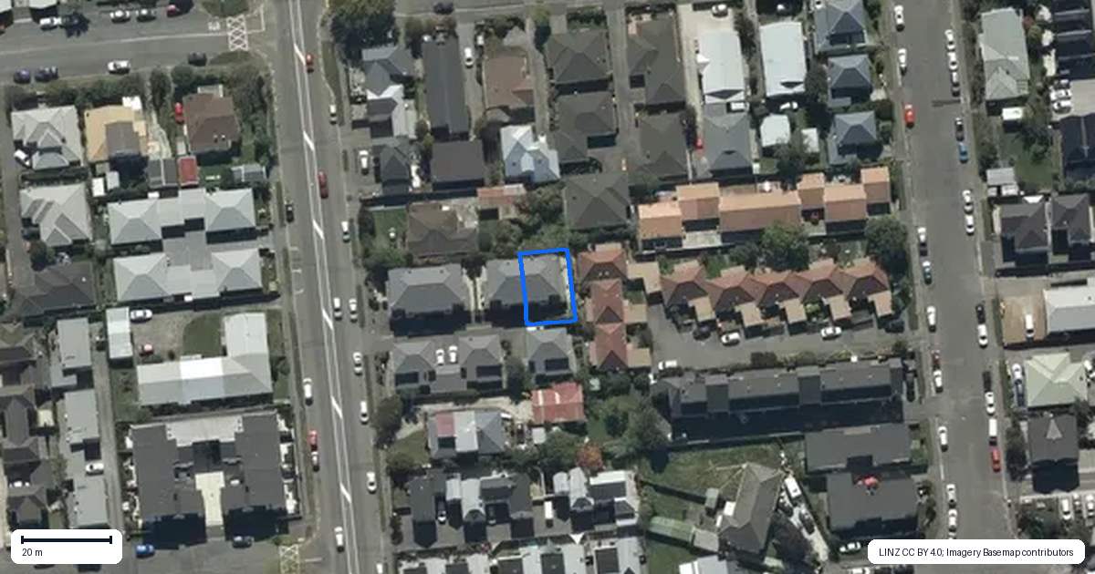 Property context map for 68D Matipo Street, Riccarton, Christchurch