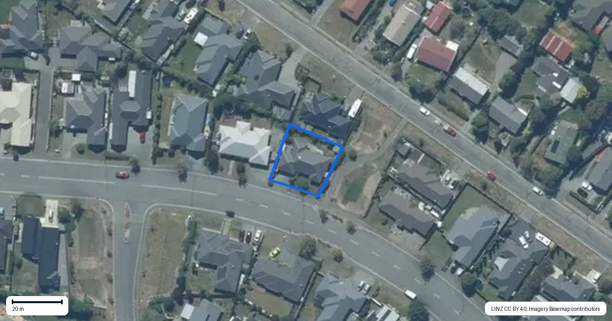Property context map for 234 Rolleston Drive, Rolleston