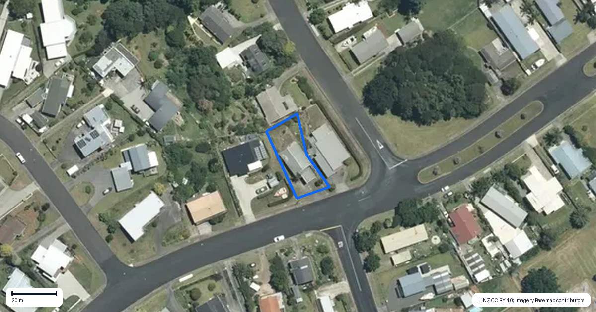 Property context map for 201B The Drive, Whangamata