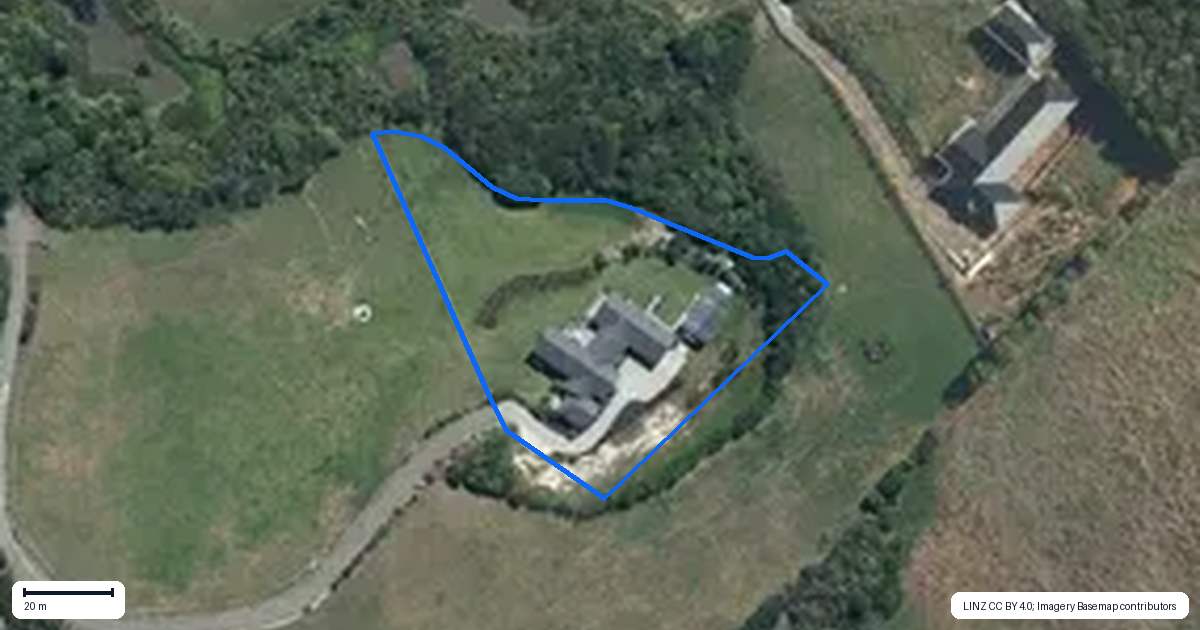 Property context map for 53 Hauora Lane, Waitoki
