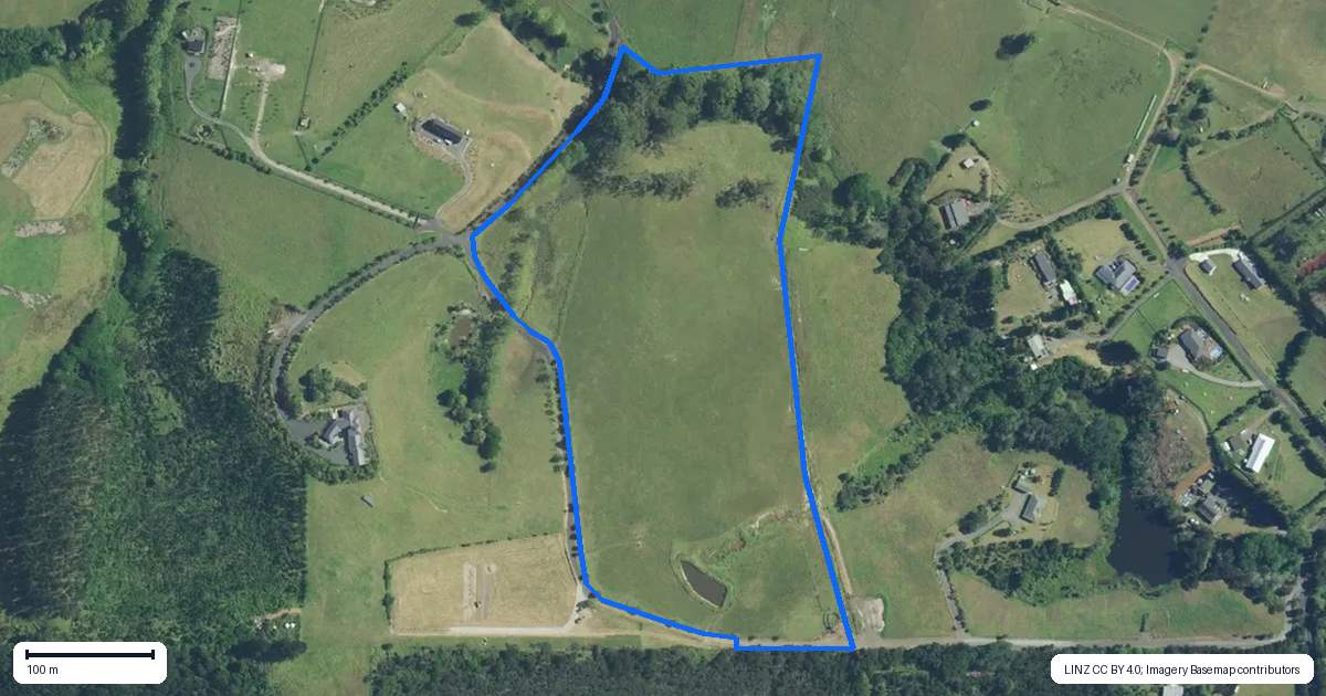 Property context map for 111 Magnolia Tree Way, Kerikeri