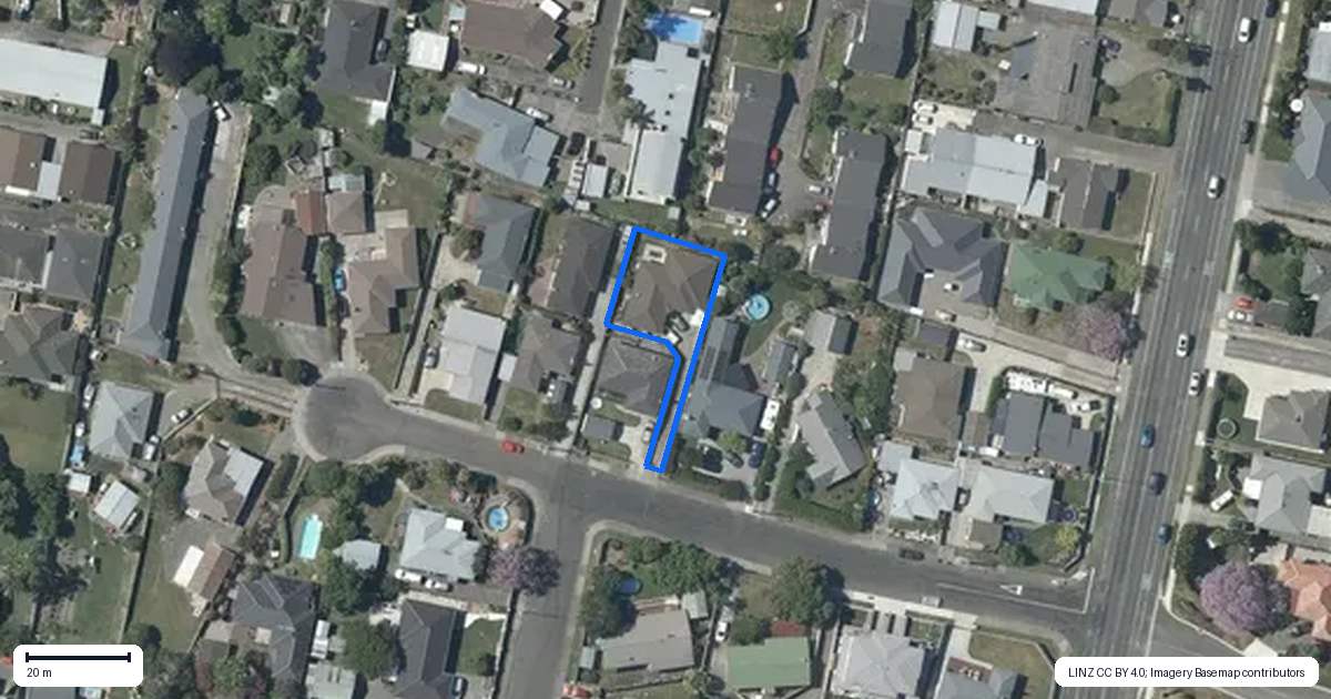Property context map for 5A Cornwall Road, Taradale, Napier