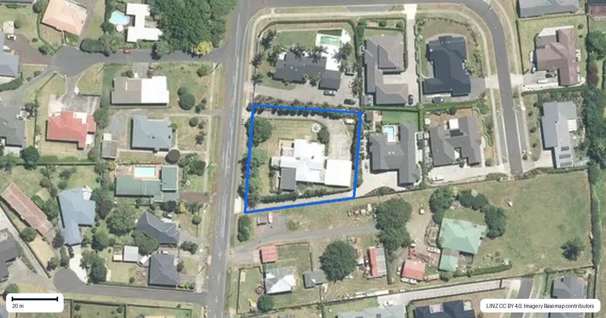 Property context map for 326 Upper Queen Street, Pukekohe