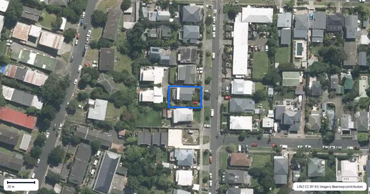 Property context map for 60 School Road, Morningside, Auckland