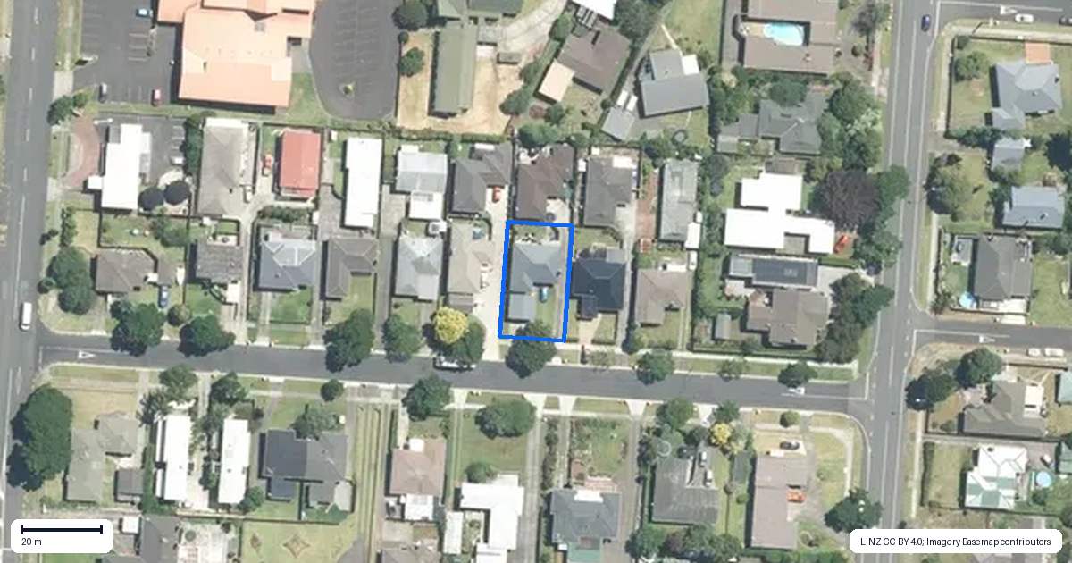 Property context map for 5 Blair Avenue, Pukekohe