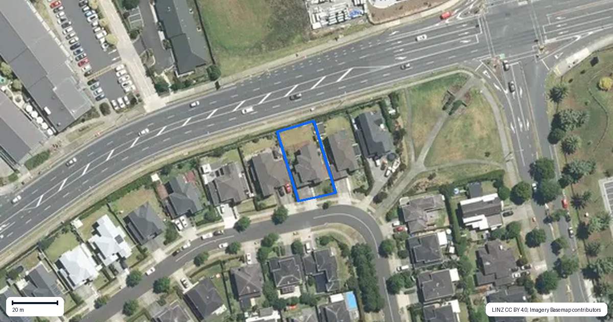 Property context map for 35 Pickaberry Avenue, Karaka, Papakura