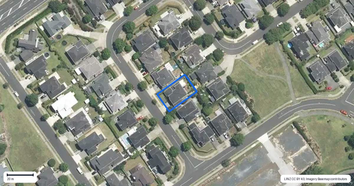 Property context map for 46 Pickaberry Avenue, Karaka, Papakura