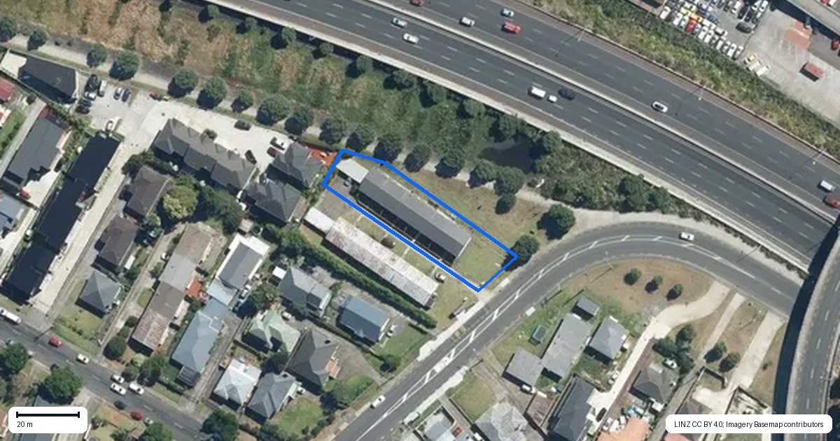 Property context map for 4/75 Melrose Road, Mount Roskill, Auckland