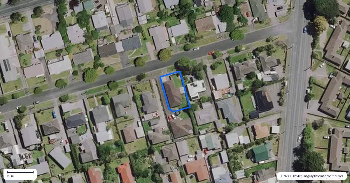 Property context map for 20 Bains Avenue, Hamilton East, Hamilton