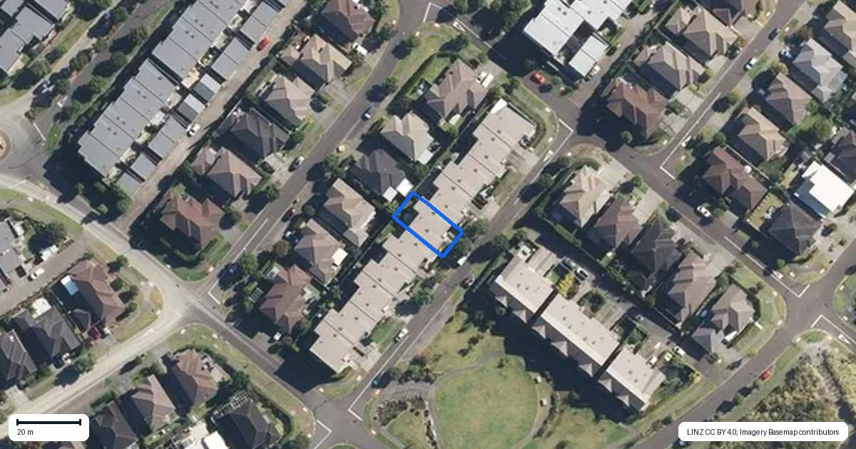 Property context map for 9 Korere Terrace, Stonefields, Auckland