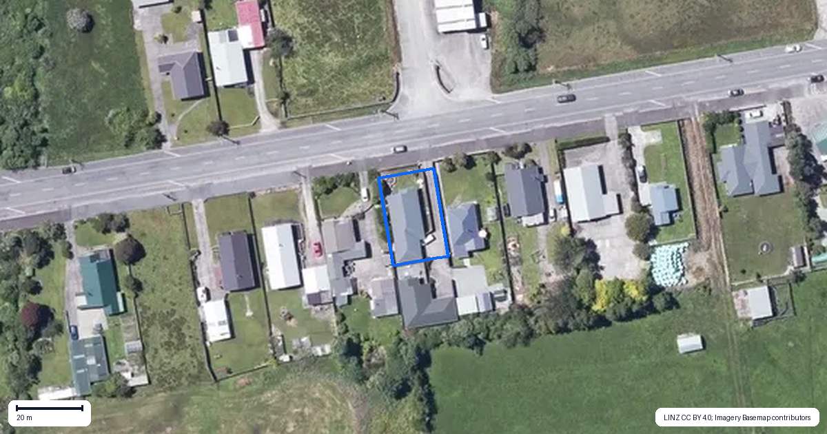 Property context map for 86 Brougham Street, Westport