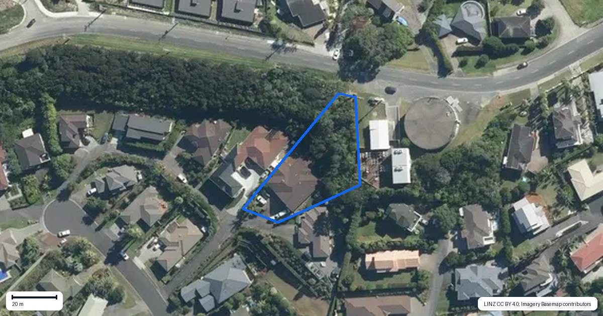 Property context map for 23 Waldorf Crescent, Orewa