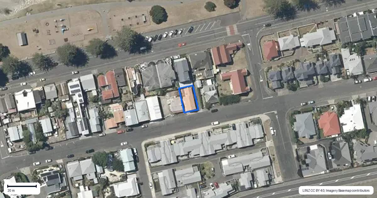 Property context map for 80A Waghorne Street, Ahuriri, Napier