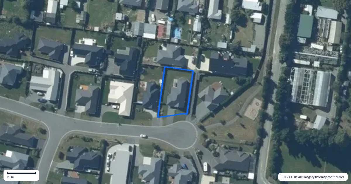 Property context map for 25 Newbrook Terrace, Darfield