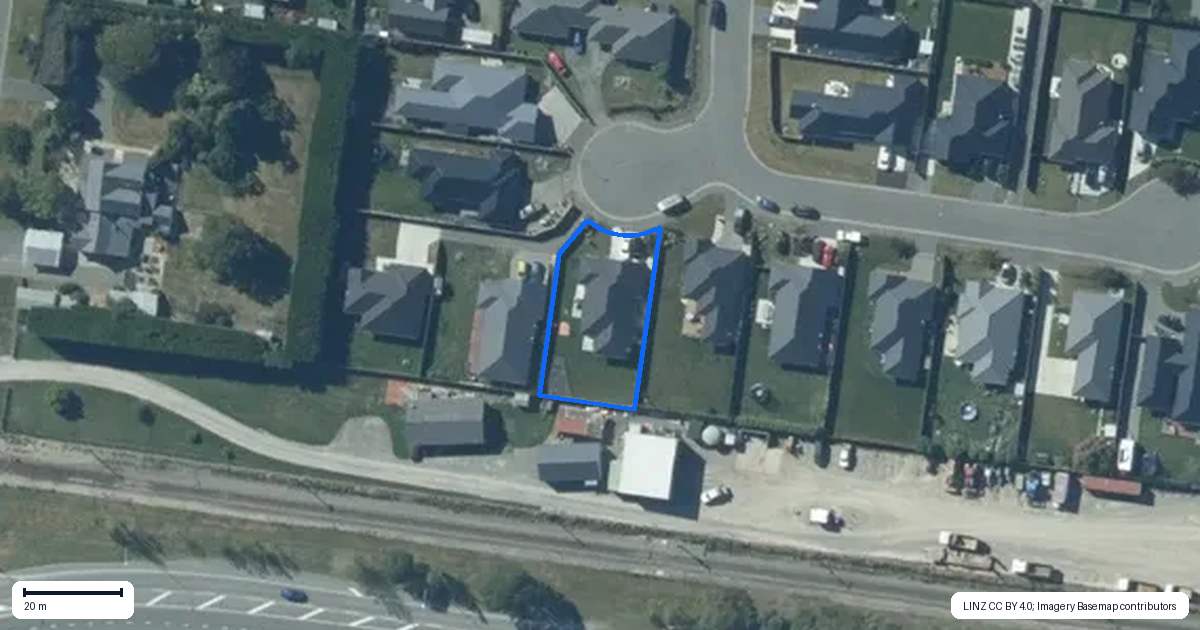Property context map for 24 Cherry Avenue, Darfield