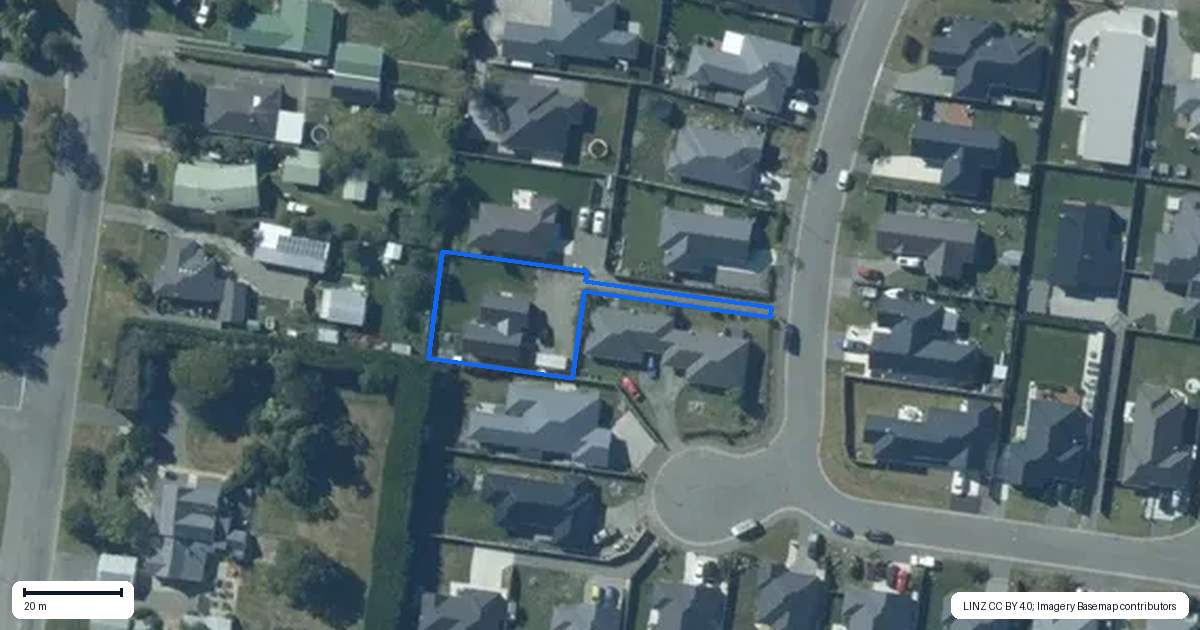 Property context map for 12 Cherry Avenue, Darfield