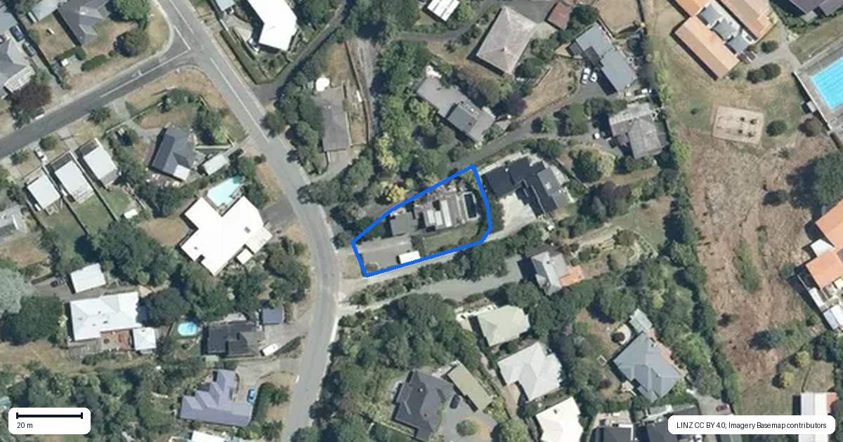 Property context map for 55C Palmerston Road, Havelock North
