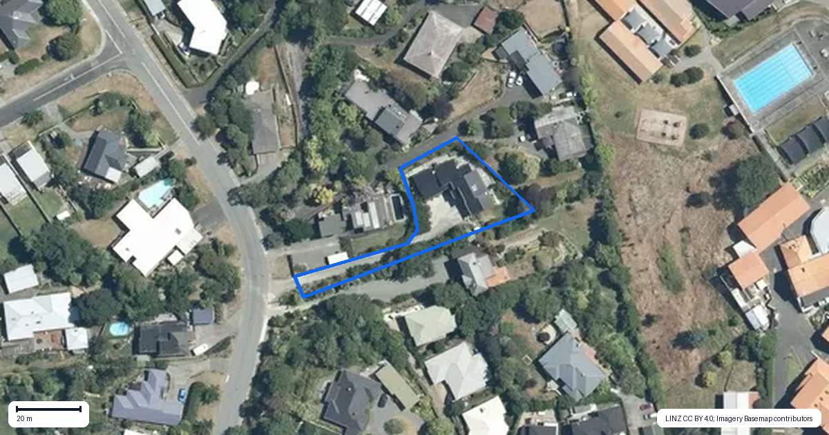 Property context map for 55D Palmerston Road, Havelock North