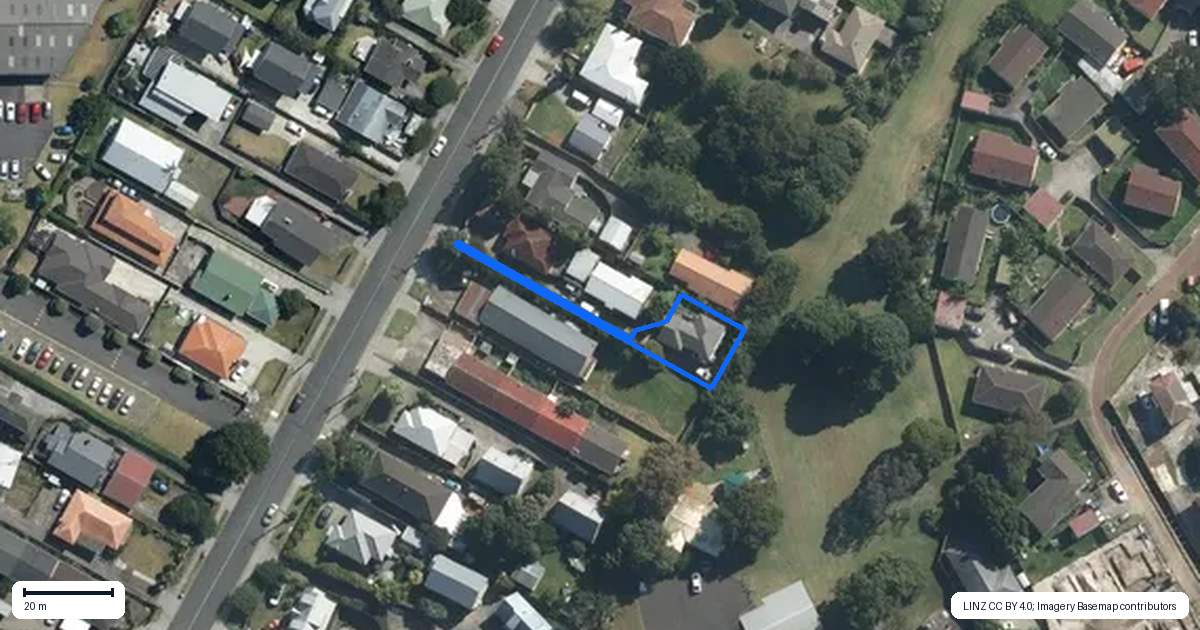 Property context map for 21C Panorama Road, Mount Wellington, Auckland