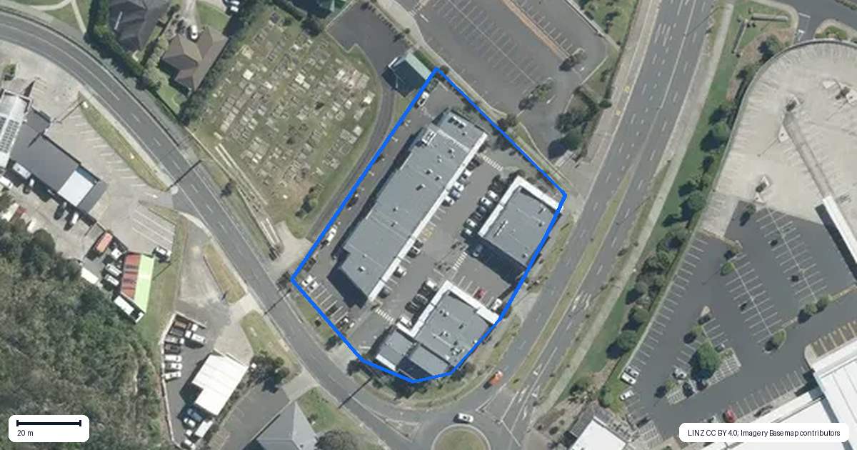 Property context map for 18A Wainui Road, Silverdale