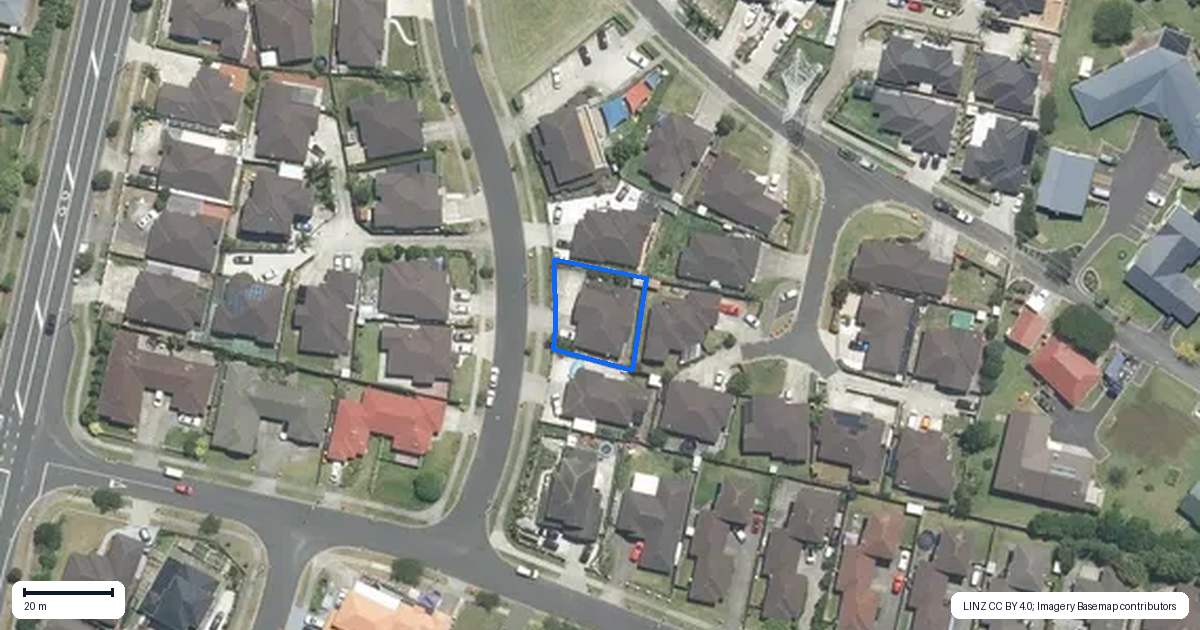 Property context map for 24 McKittrick Avenue, Flat Bush, Auckland