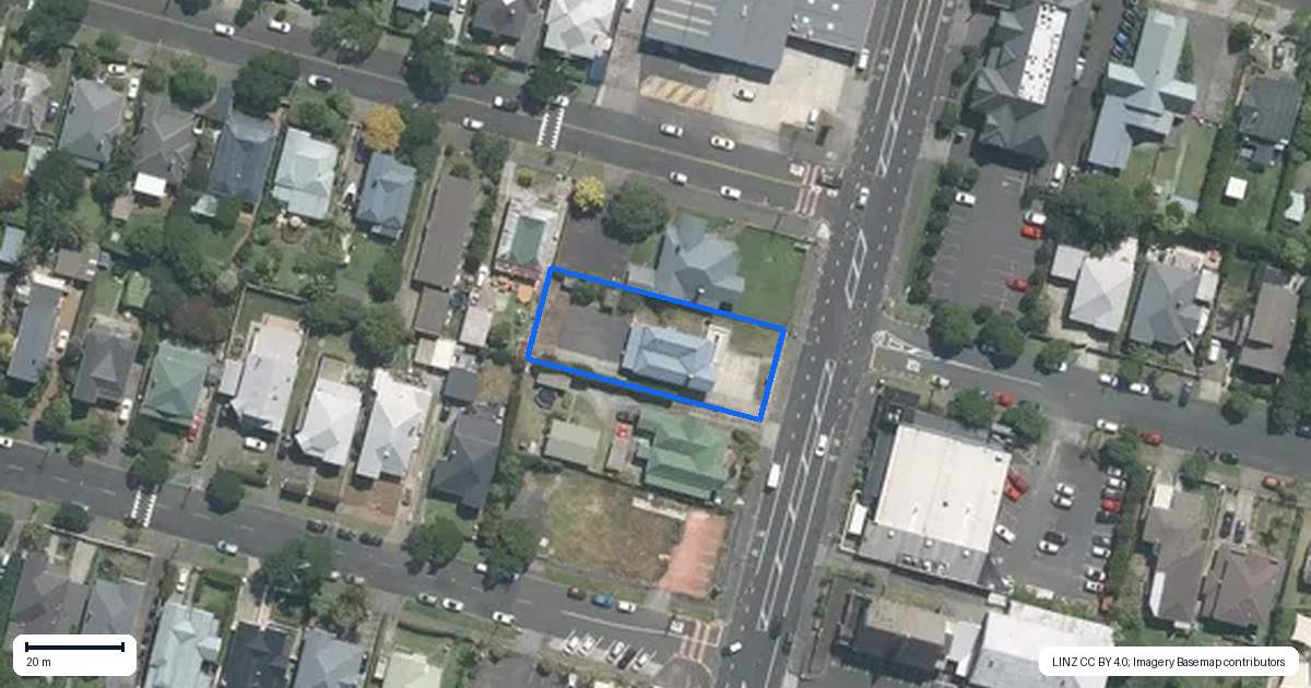 Property context map for 395 Dominion Road, Mount Eden, Auckland