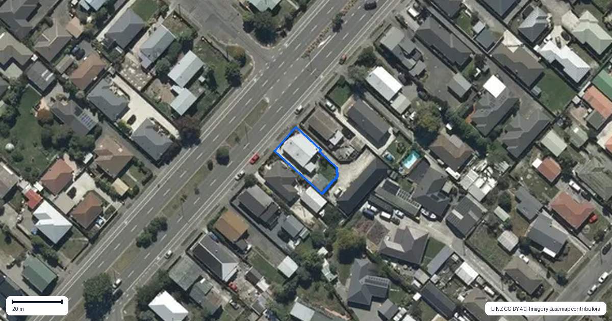 Property context map for 70 Buckleys Road, Linwood, Christchurch