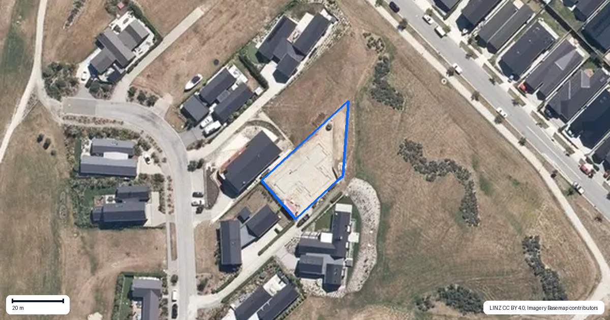 Property context map for 42 Cunninghams Drive, Jacks Point, Queenstown