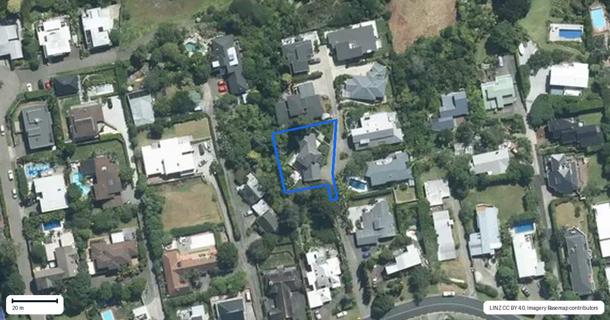 Property context map for 43F Park Rise, Campbells Bay, Auckland