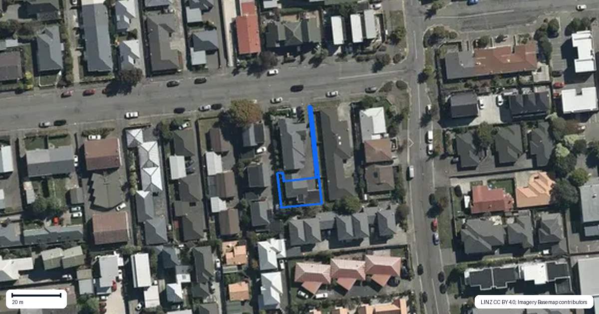 Property context map for 15C Burdale Street, Riccarton, Christchurch