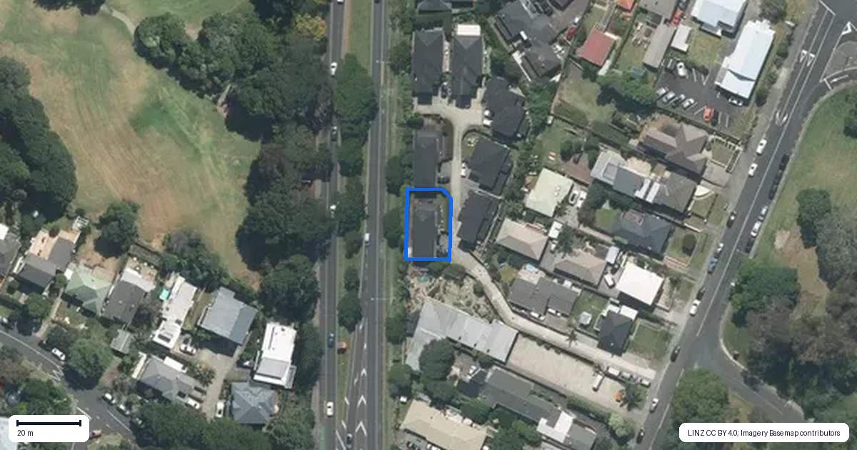 Property context map for 72A Malvern Road, Morningside, Auckland