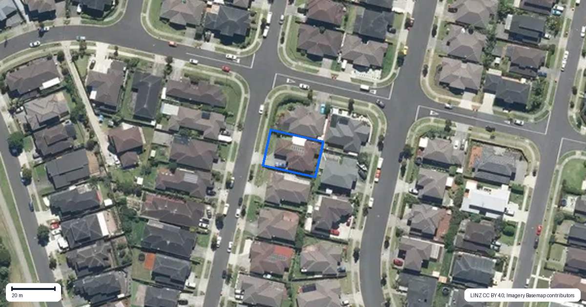 Property context map for 15 Dromoland Drive, Flat Bush, Auckland