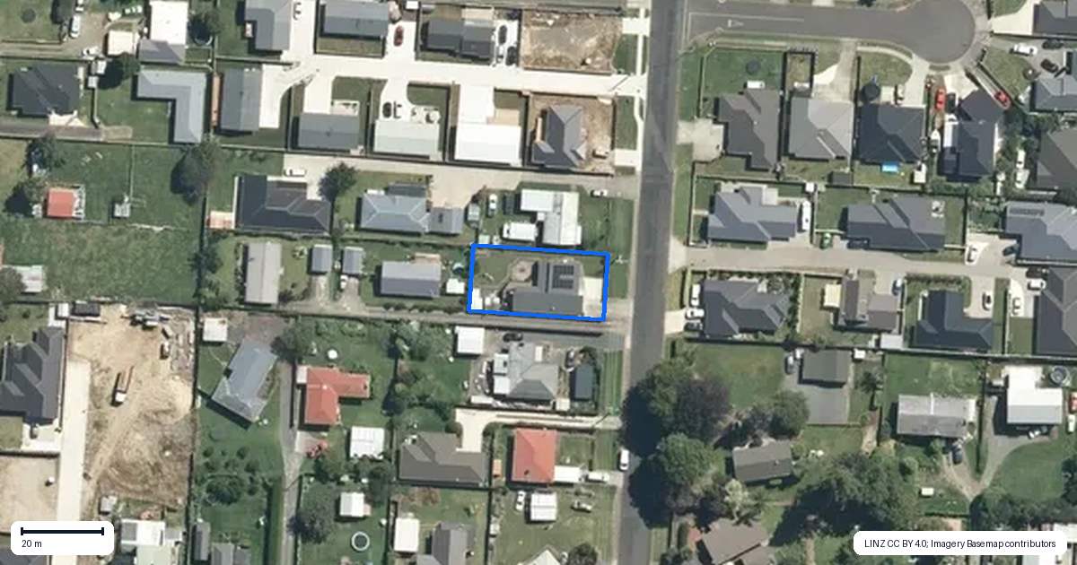 Property context map for 22 Walmsley Street, Kihikihi, Te Awamutu