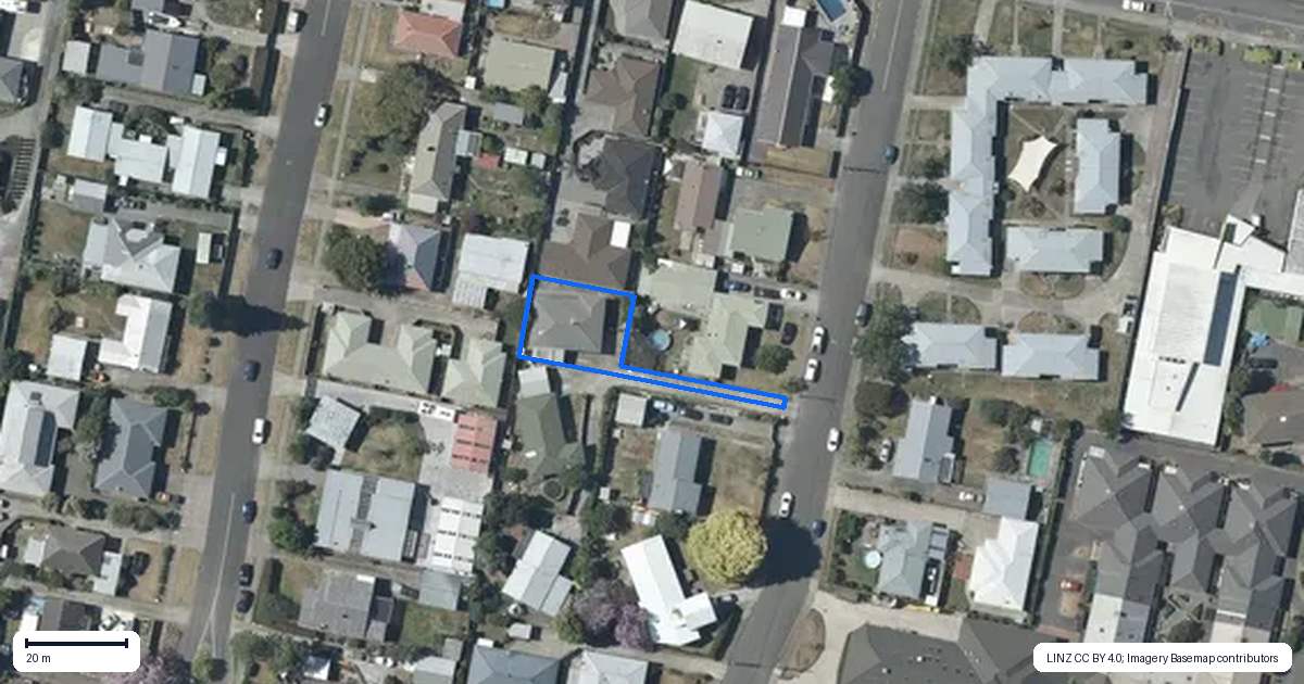 Property context map for 7 Eton Street, Taradale, Napier