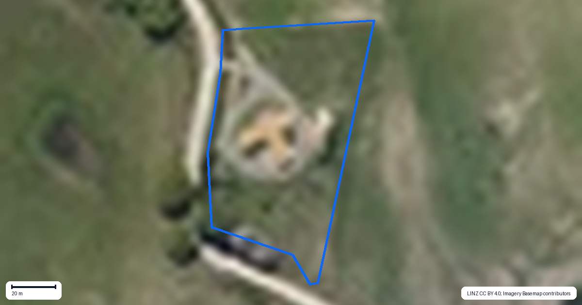 Property context map for 140 MacKenzie Road, Kahuranaki