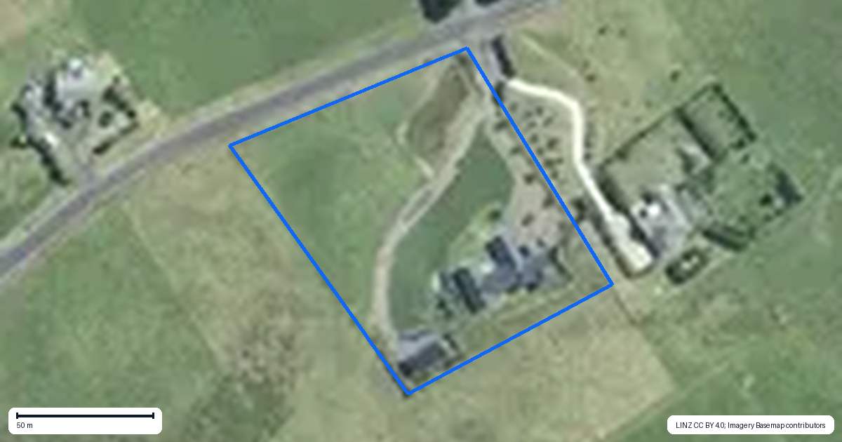 Property context map for 123 Creamery Road, Pollok