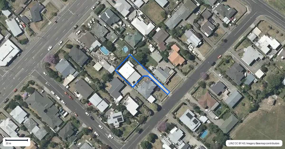 Property context map for 11A Morse Street, Marewa, Napier