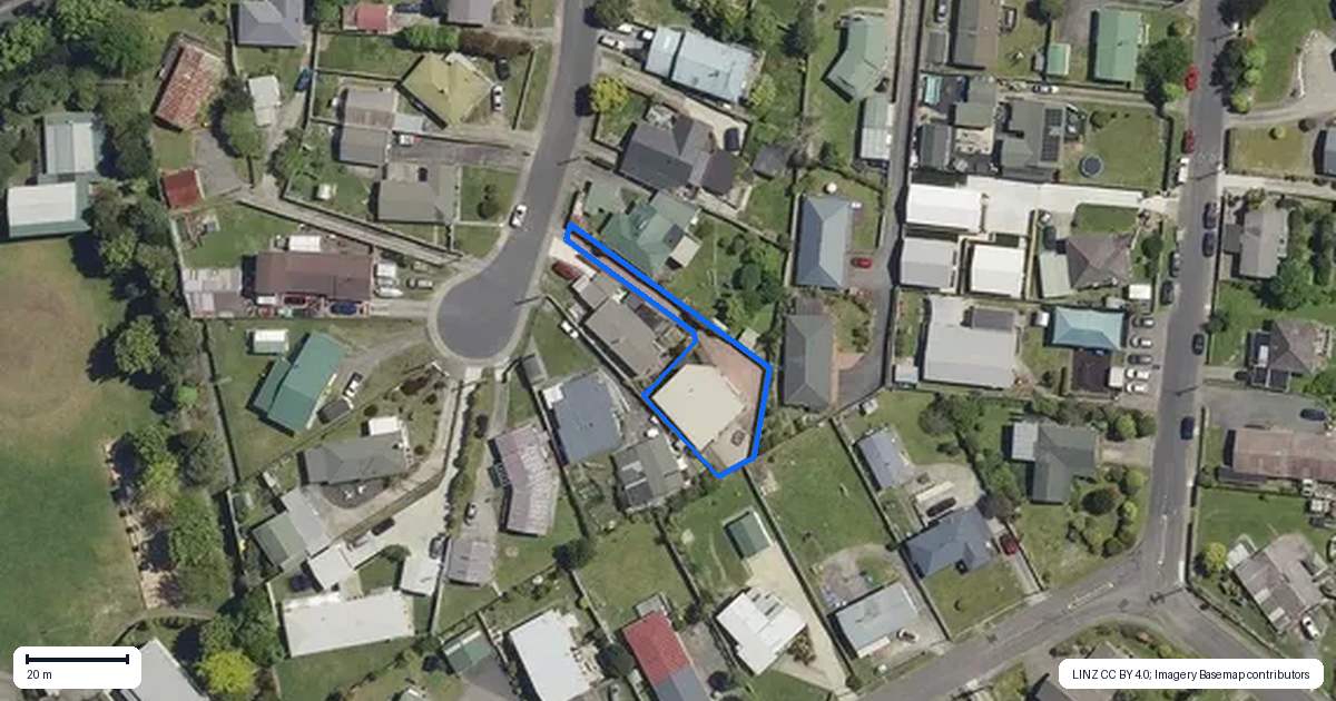 Property context map for 10A Tudor Place, Koutu, Rotorua