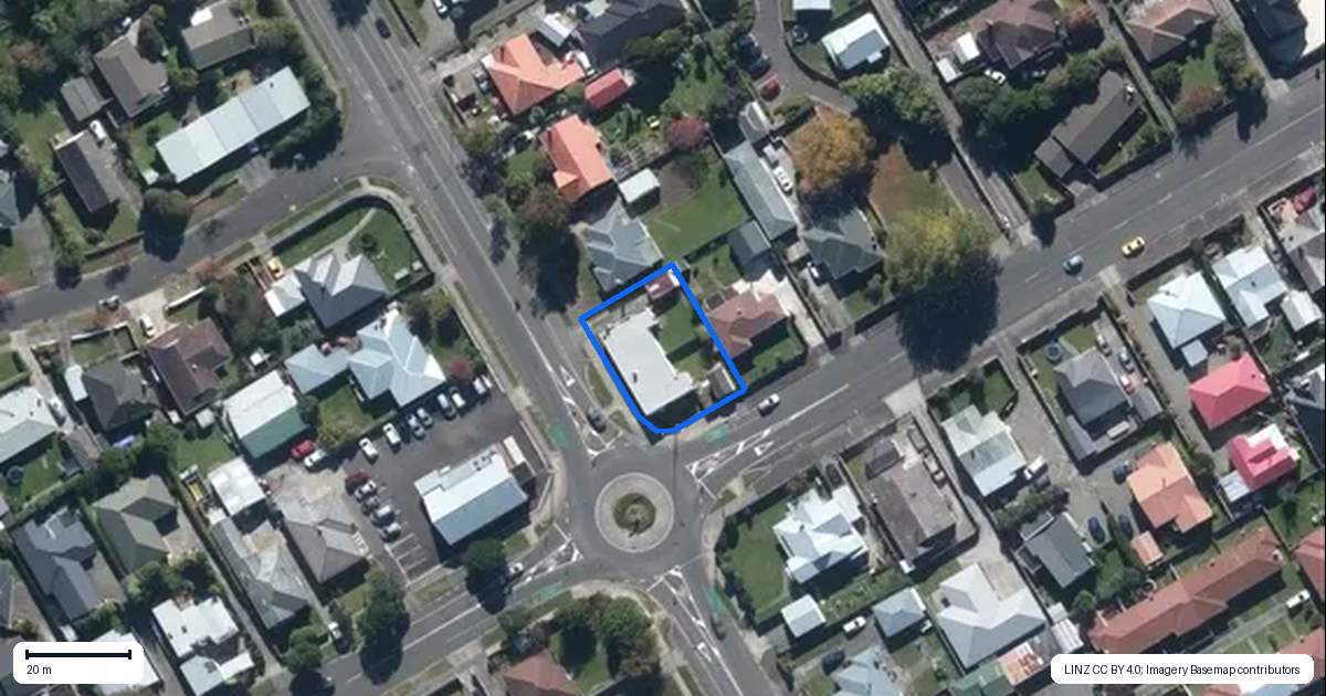 Property context map for 333 Botanical Road, West End, Palmerston North