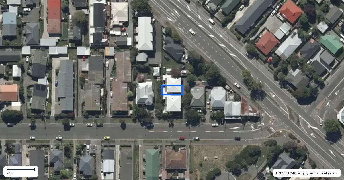 Property context map for 559C Worcester Street, Linwood, Christchurch