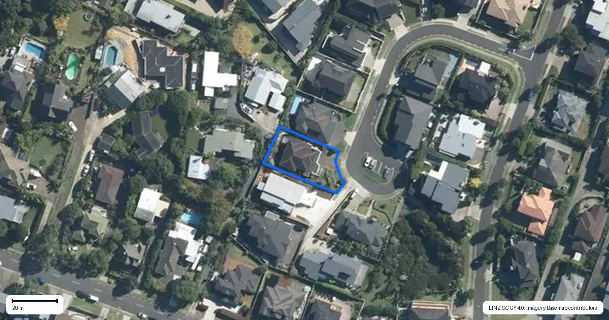 Property context map for 19 Swindon Close, Mellons Bay, Auckland