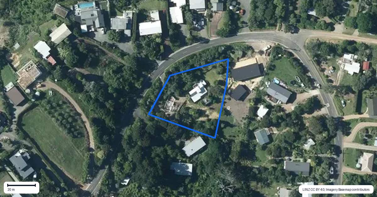 Property context map for 467 Sea View Road, Onetangi, Waiheke Island