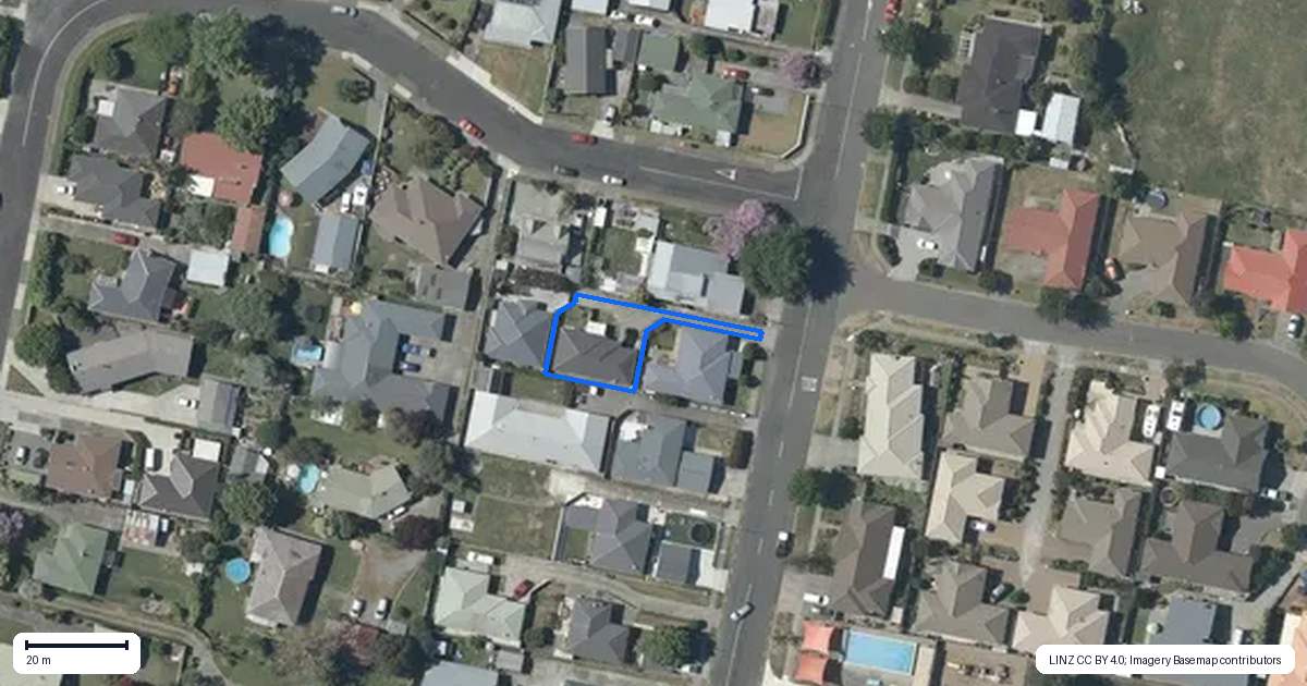 Property context map for 201A Guppy Road, Taradale, Napier